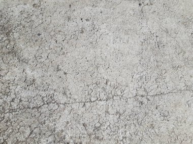 Bölgeye yeni dökülen gri beton