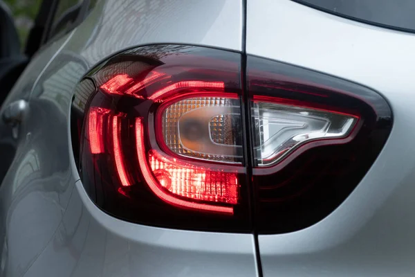 Led Tail Lights Effect Car — Stock Photo, Image