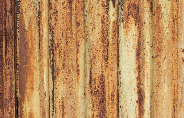 Texture Metallo Arrugginito Rusty Metallo Primo Piano Texture Sfondo Muro — Foto Stock