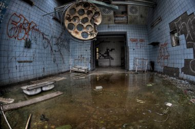 Terk Edilmiş Hastane Sanatoryumu Beelitz Heilstaetten, Almanya