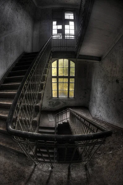 Opuštěné Nemocniční Sanatorium Beelitz Heilstaetten Německo — Stock fotografie