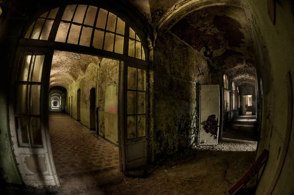 Opuštěné Nemocniční Sanatorium Beelitz Heilstaetten Německo — Stock fotografie