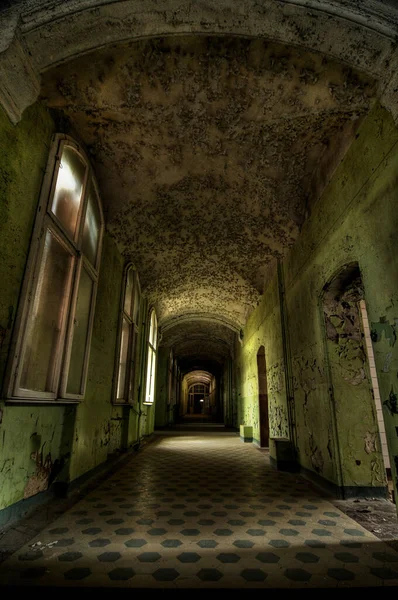 Sanatorium Hospitalier Abandonné Beelitz Heilstaetten Allemagne — Photo