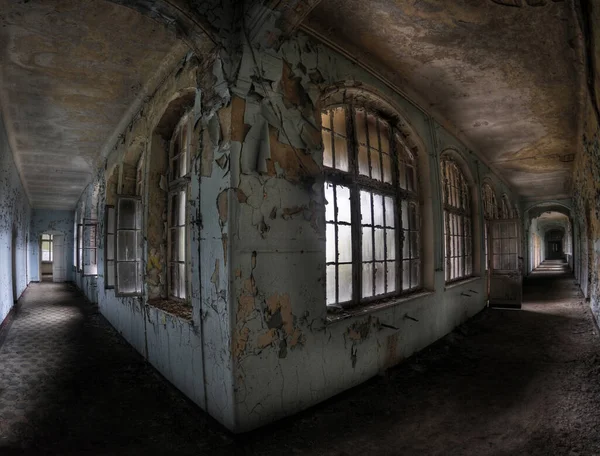 Sanatorium Hospitalier Abandonné Beelitz Heilstaetten Allemagne — Photo