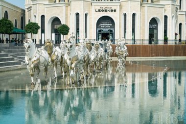 Efsanelerin ülkesi Belek Turkey. Antalya Türkiye 'deki tema parkı.