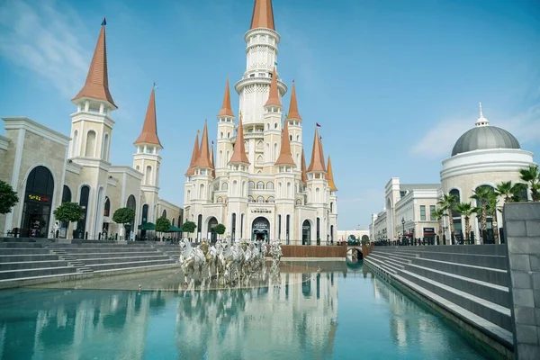 Das Land Der Legenden Belek Türkei Freizeitpark Antalya Türkei Stockbild