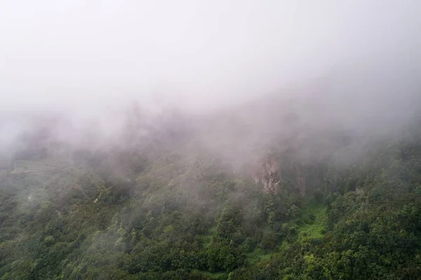 Fogy Anaga Las Carboneras Steep Cliffstenerife Canary Islands Canaries Spain — ストック写真