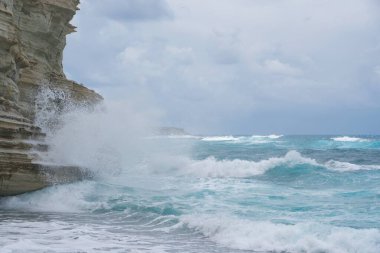 Kıbrıs 'taki White River Plajı Lara Körfezi