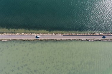 Adriyatik denizi Mirna nehri Antenal Tar Hırvatistan Hava Aracı Fotoğrafı