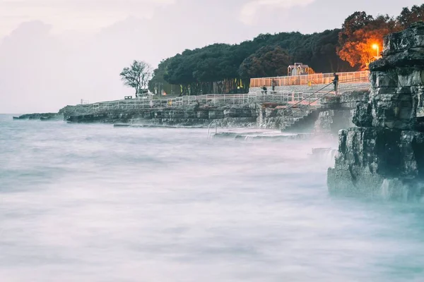 Holiday Adriatic Sea Lanterna Porec Istarska Croatia — Stock Photo, Image