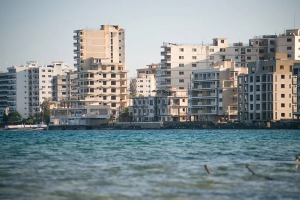 Varosha Porzucił Południową Część Cypryjskiego Miasta Famagusta — Zdjęcie stockowe