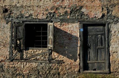 Fethiye İzmir 'in terk edilmiş köyü Kayakoy hayalet kasabası