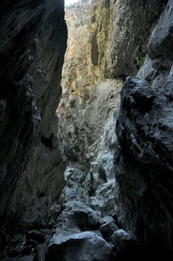Mugla Türkiye 'deki Saklikent Milli Parkı Kanyonu
