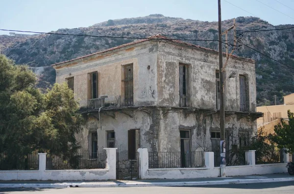 Edificio Isla Griega Creta —  Fotos de Stock