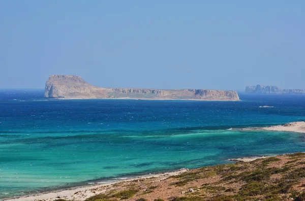 Lagune Balos Auf Kreta Griechenland — Stockfoto