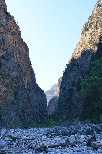 Girit Teki Samarya Vadisi Ulusal Parkı — Stok fotoğraf