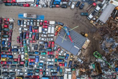 Araba hurdalığı hurdaya döndü Hurda Hava Aracı fotoğrafı 