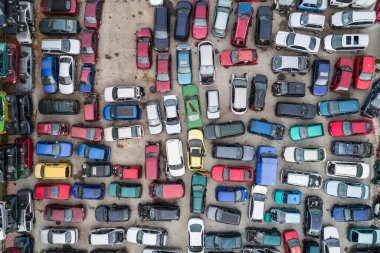 Araba hurdalığı hurdaya döndü Hurda Hava Aracı fotoğrafı 