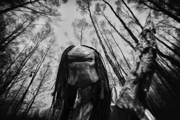 Drapieżnik Lesie Maska Drapieżnika — Zdjęcie stockowe