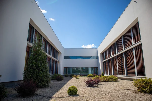 Barcelos Portugal 2020 Edifícios Departamentos Dentro Campus Ipca Barcelos — Fotografia de Stock