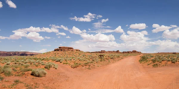 Amazing Panoramic View Monument Valley Arizona Usa Highway 163 Classic — Stock Photo, Image