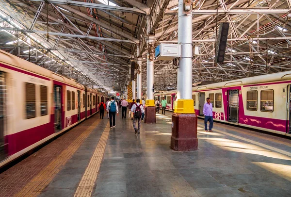 Mumbai India December 2019 Mumbai Suburban Railway Ένα Από Πιο — Φωτογραφία Αρχείου