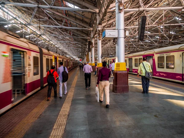 Mumbai India Diciembre 2019 Mumbai Suburban Railway Uno Los Sistemas —  Fotos de Stock