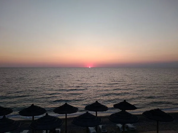 Schöner Sonnenuntergang Abend Krim — Stockfoto