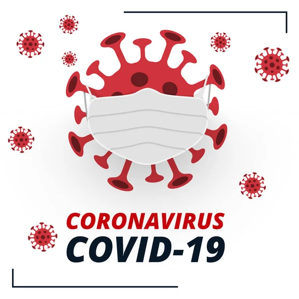 Världsepidemin Coronavirus Covid — Stock vektor