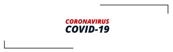 Koronavírus Világjárványa Covid — Stock Vector