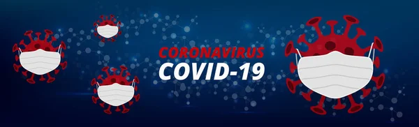 Světová Epidemie Koronaviru Covid — Stockový vektor