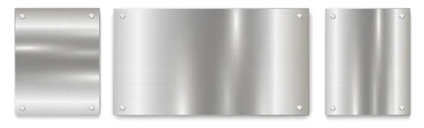Textur Montage Silber Metall Mit Blendung — Stockvektor