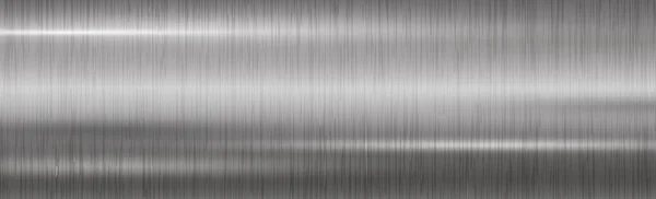 Панорама Текстури Срібного Металу Відображенням — стоковий вектор