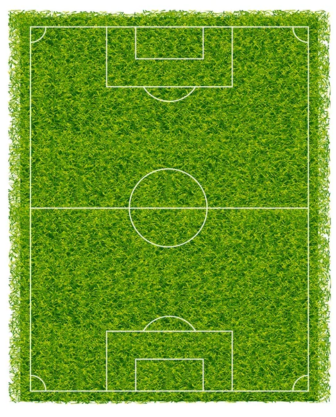 Campo Futebol Clássico Realista Com Revestimento Verde Dois Tons Fundo — Fotografia de Stock