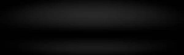 Nero Sfondo Panoramico Monolocale Con Bagliore Bianco Vettore — Vettoriale Stock