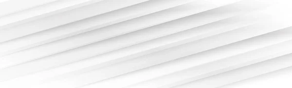 Fundo Panorâmico Vetorial Branco Com Linhas Onduladas Sombras — Vetor de Stock