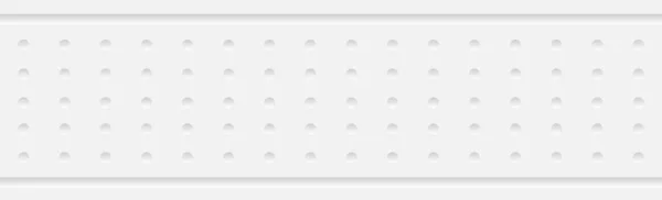 Fondo Panorámico Blanco Con Líneas Rectas Agujeros — Archivo Imágenes Vectoriales