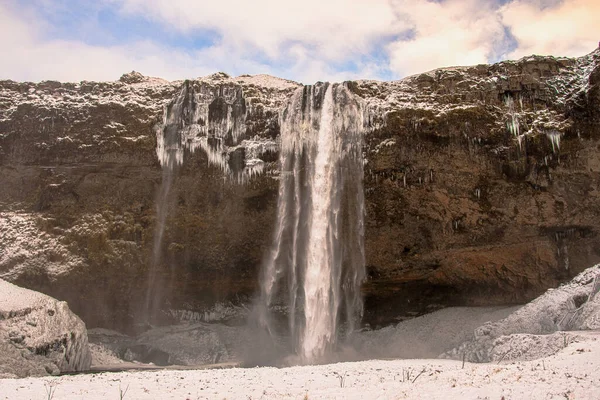 Explora Auténtica Tierra Los Vikingos Invierno Islandia Europa — Foto de Stock