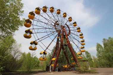Prypyat 'ta dönme dolap (Çernobil)