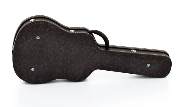 Capa de guitarra isolada em fundo branco. Ilustração 3D — Fotografia de Stock