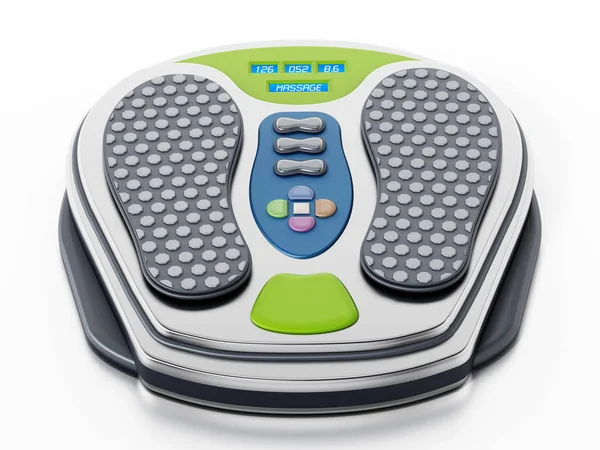 Máquina de massagem do pé isolado no fundo branco. Ilustração 3D — Fotografia de Stock