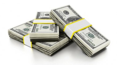 Bir sürü bir merdiven şekillendirme dolar. 3D çizim