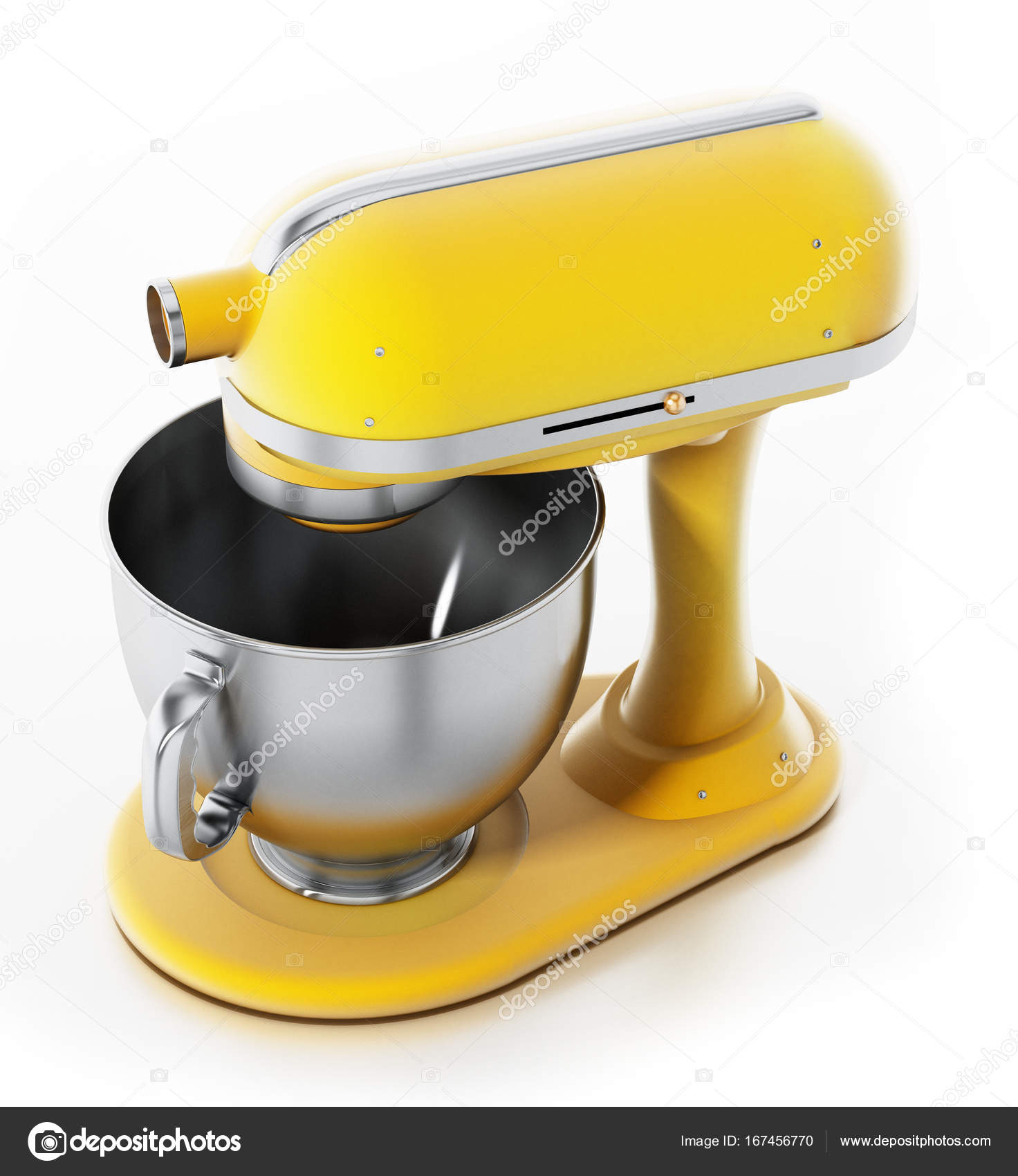 yellow citrus kitchenaid mixer