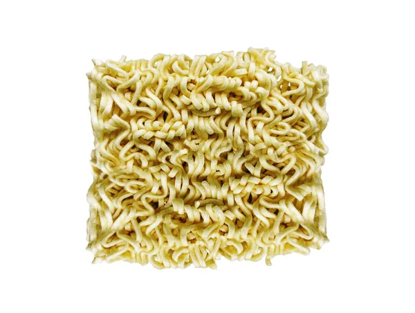 Dry Instant Noodles Isolated White Background Shadow — Stock Photo, Image