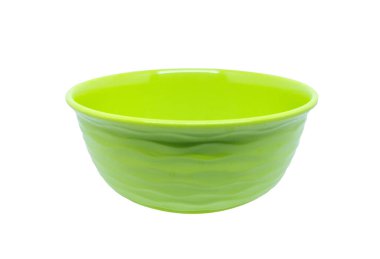 Tek seramik kâse bulaşık takımı beyaz arka planda izole