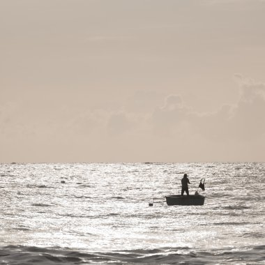 coracles Denizi, aşiret tekneler balıkçılık Köyü'nde Balık tutma