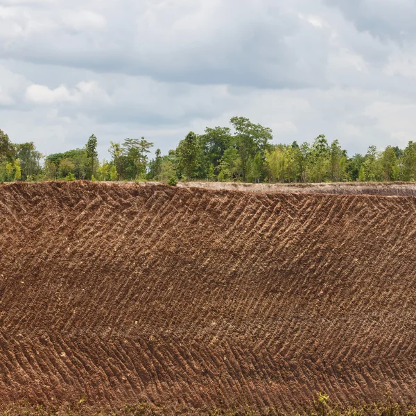 Terra solo textura fundo de mineração mina de minério — Fotografia de Stock