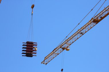 çelik çubuk Bar inşaat sitedeki Kaldırıcı inşaat Makina vinç