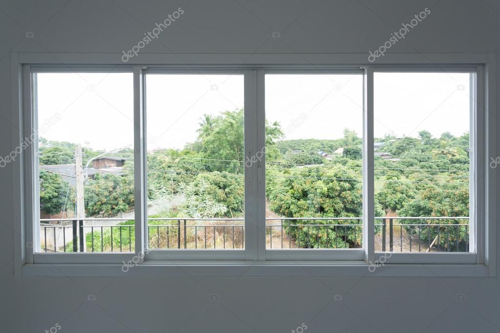 glass window sliding
