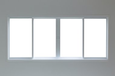 boş boş cam pencere sürgülü